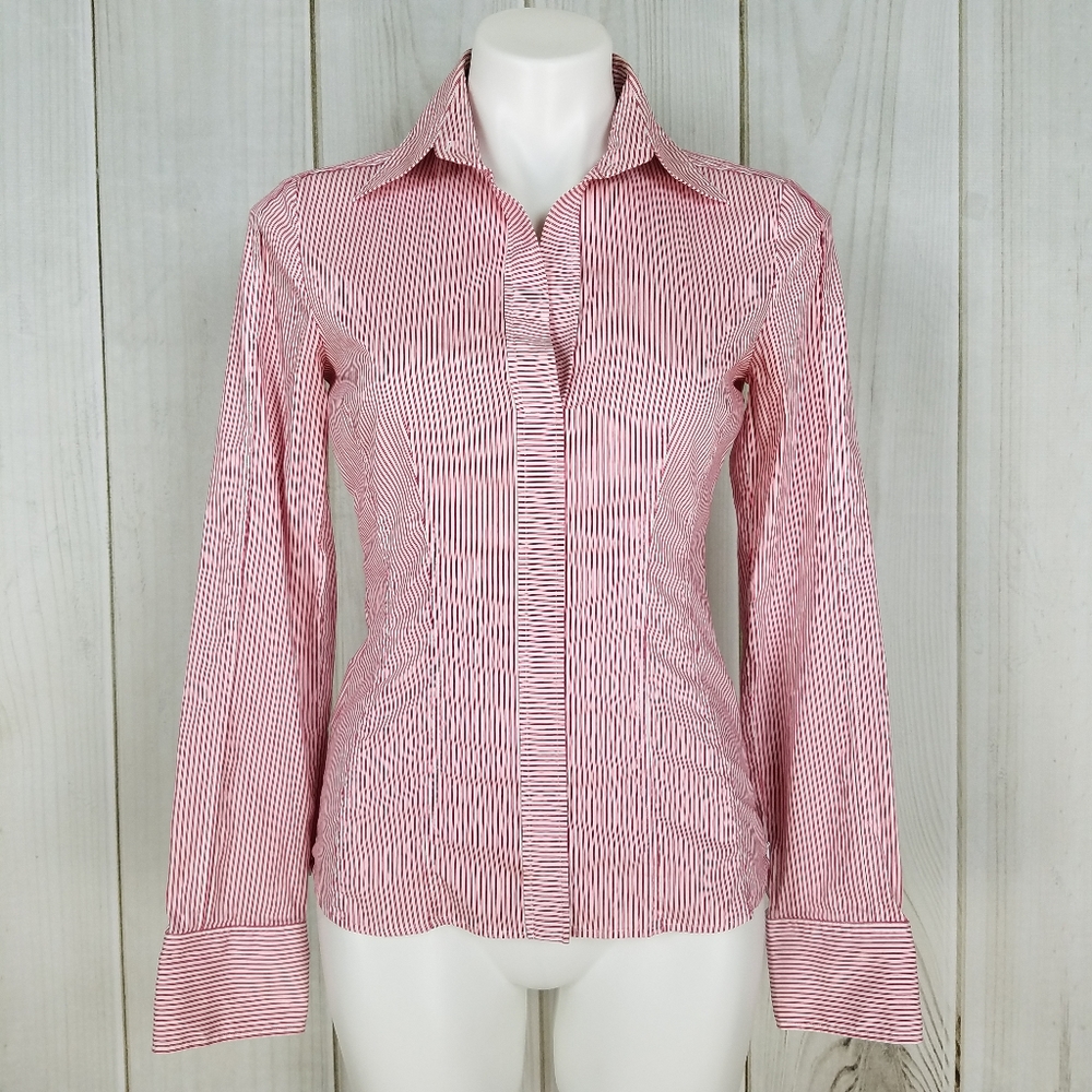 Hugo Boss Professional Career Red Striped Shirt